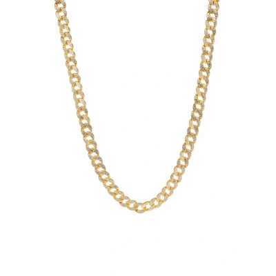 Abbildung von Urban Classics Heavy Necklace WITH Stones Halskette goldcoloured, Herren, Größe: One Size, Gold coloured