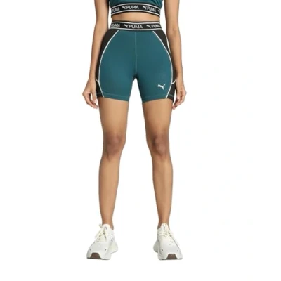 Abbildung von Puma FIT Train Strong Short Tights, Damen, Größe: XL, Cold green
