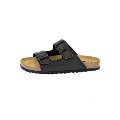 Abbildung von Lico BIOLINE MAN SOFT Herren Pantoletten, Schwarz/ Braun, 42 EU