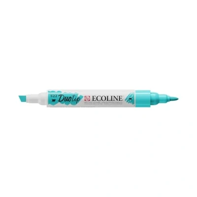 Abbildung von Craftelier Duotip Ecoline Aquarellstift mit doppelter Spitze, Türkisblau 522