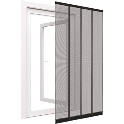 Abbildung von easylife Insektenschutz Vorhang Fliegengitter mit Gewichten 100 x 220 cm, Anthrazit