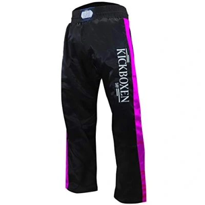 Abbildung von BAY Sports Sporthose Stick Kickboxhose Hose Short Kickboxen Kampfsport schwarz pink (1 tlg) Kampfsporthose Kinder und Erwachsene