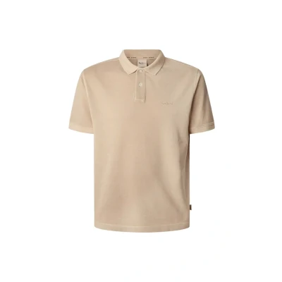Abbildung von Pepe Jeans NEW Oliver Poloshirt, Herren, Größe: Large, Light beige