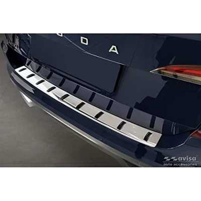Abbildung von Avisa Edelstahl Heckstoßstangenschutz kompatibel mit Skoda Kamiq 2019 &#039;Strong Edition&#039;