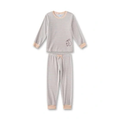 Abbildung von Sanetta Mädchen Schlafanzug Blau aus Frottee Hochwertiger und bequemer Baumwoll für Mädchen. Pyjamaset 092