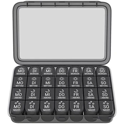 Abbildung von Wellgro Pillendose Große Tablettenbox für 7 Tage