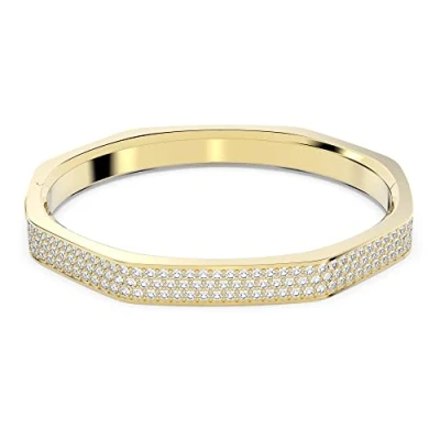 Abbildung von Swarovski Dextera Octagon PAVÉ Armband, Damen, Größe: Large, Gold tone