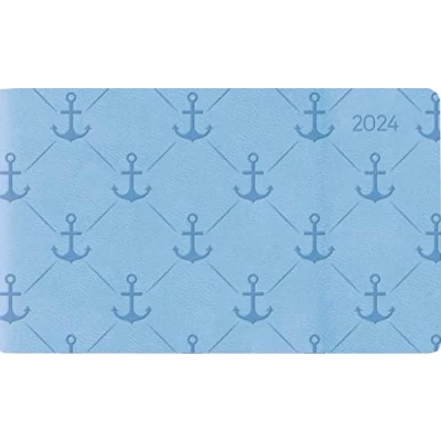 Abbildung von Ladytimer TO GO Deluxe Sky 2024 Taschen Kalender 15,3x8,7 cm Tucson Einband mit Motivprägung Weekly 128 Seiten Alpha Edition