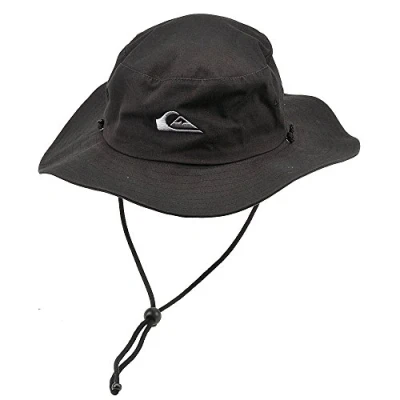 Abbildung von Quiksilver Herren Bushmaster Sun Protection Floppy Visor Bucket Hat Schlapphut, schwarz, Einheitsgröße