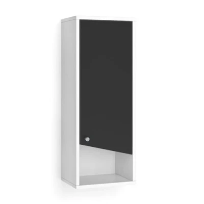 Abbildung von Vicco Badschrank Irida, Weiß/Anthrazit, 30 x 79 cm