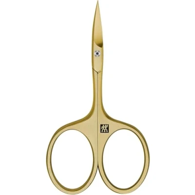 Abbildung von ZWILLING Nagelhautschere (Für feinen Schnitt der Nagelhaut und Hautresten, Sichere Nagelpflege, Scharfe Schneide), Premium, Gold, 95 mm
