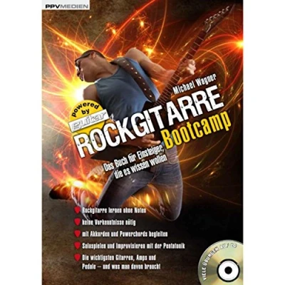 Abbildung von Rockgitarre Bootcamp. Das Buch für Einsteiger, die es wissen wollen: wollen. Viele Übungen auf CD