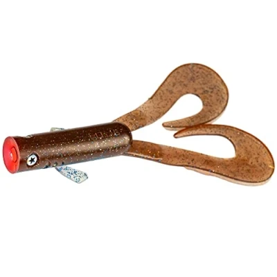 Abbildung von LMAB Drunk Dancer 15, 18 &amp; 23 cm Doppel Twister Angelköder Gummiköder für: Hecht Zander Hechtköder Zanderköder Kunstköder Twinler Pike (15 cm, Galaxy Gabi)