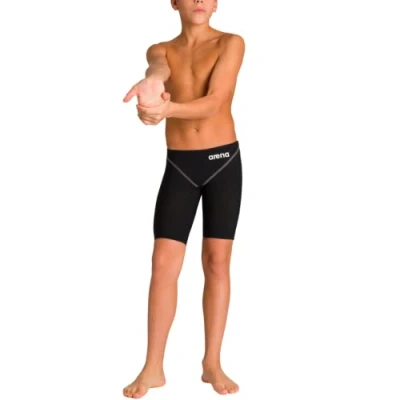 Abbildung von arena Jungen Wettkampfhose Jammer Powerskin ST 2.0 (Schnelltrocknend, Perfekte Kompression, Weniger Widerstand), Black (50), 140