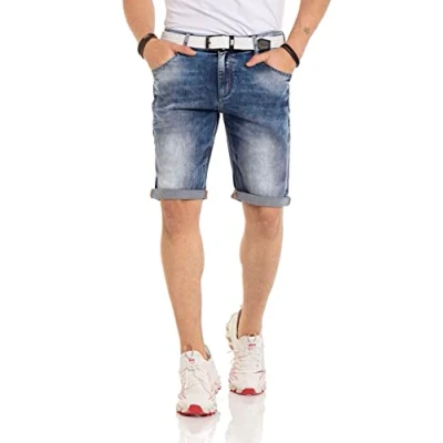Abbildung von Cipo &amp; Baxx Jeans Shorts, Herren, Größe: W32, Blue