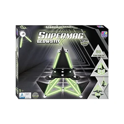 Abbildung von Happy People Supermag Glow Stix Magnetspielbausteine, (Packung, 50 St)