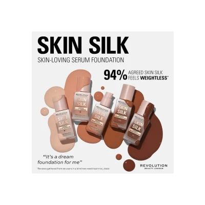 Abbildung von Makeup Revolution SKIN SILK Serum Foundation Foundation, Größe: 23 ml, F8.5