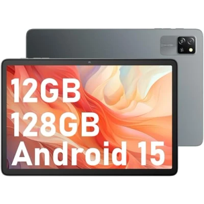 Abbildung von Blackview Tablet Android 15 Tab60 WiFi 10 Zoll PC Tablet, 12GB(4+8Expansión) RAM + 128GB ROM (2TB TF), Octa Core 6, 1280 x 800 HD, Widevine L1, 5100mAh, Dual Camera 5MP 8MP, BT 5.2, GMS, Type C