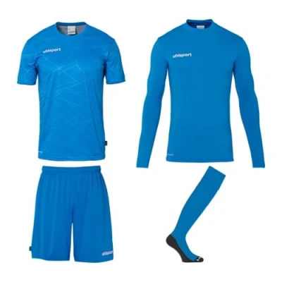 Abbildung von Prediction Torwart Set Torhüter Fußball aus Shirts, Shorts, Baselayer und Fußballsocken/Stutzen, komplette Torhüterbekleidung/Set für Erwachsene Jugendliche