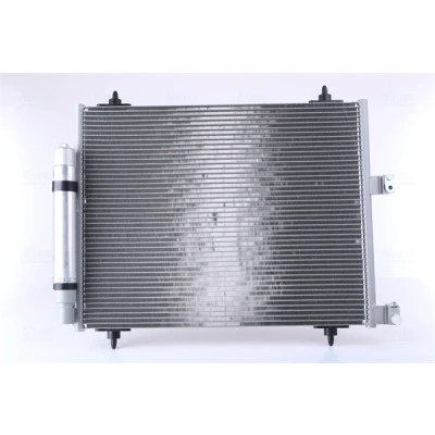 Abbildung von NISSENS 94609 Klimakondensator mit Trockner Aluminium 595 R 134a CITROËN: C8, Jumpy II Kastenwagen, MPV, PEUGEOT: 807, Expert Tepee