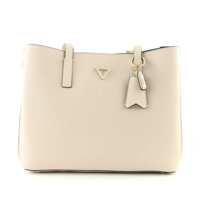 Abbildung von Guess Meridian Girlfriend TOTE Shopping Bag, Damen, Größe: One Size, Stone