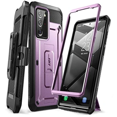 Abbildung von SUPCASE Outdoor Hülle für Samsung Galaxy Note 20 Ultra (6.9&quot;) Handyhülle Bumper Case Rugged Schutzhülle [Unicorn Beetle Pro] OHNE Displayschutz, Lila