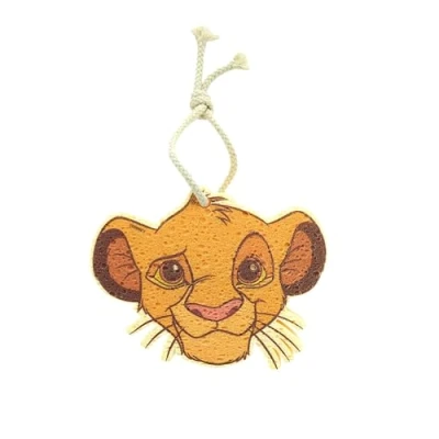 Abbildung von Disney Badeschwamm für Babys Tiere zufällige Form Simba &amp; Marie der König Löwen Die Aristochats Offizielles Produkt