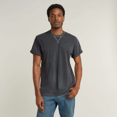 Abbildung von G STAR Nifous Tshirt basic grey, Herren, Größe: Large, Grey