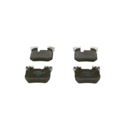 Abbildung von BOSCH 0 986 494 421 Bremsbelagsatz Low Metallic mit Anti Quietsch Blech BMW: 3 Limousine, Touring, Coupe
