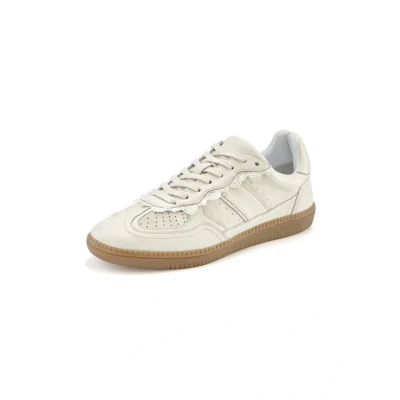 Abbildung von LASCANA Sneaker, Freizeitschuh, Halbschuh aus Leder mit Spitzen Details