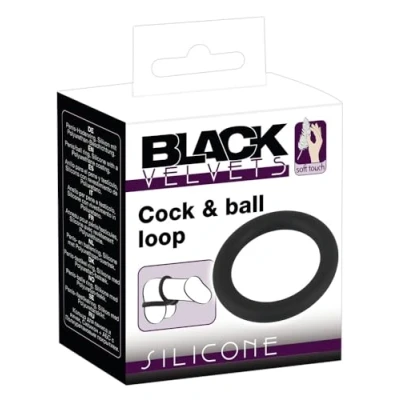 Abbildung von Penis /Hodenring „Silicone Cock and Ball Loop“, hochelastisch und super soft