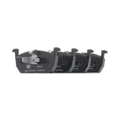 Abbildung von HELLA 8DB 355 032 951 Bremsbelagsatz nicht für Verschleißwarnanzeiger vorbereitet SEAT: Leon III ST, Schrägheck, SC