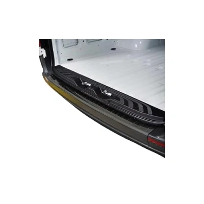 Abbildung von Ladekantenschutz Stoßstangenschutz kompatibel mit Mercedes Sprinter 907 910 2018 2023 Edelstahl Chrom Dunkel 1x