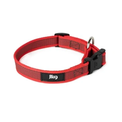 Abbildung von Julius K9 C&amp;amp G Halsband, rot/grau, 20mm/27 42cm
