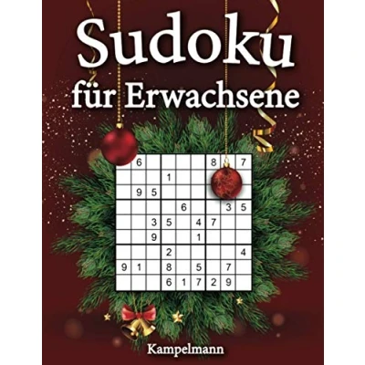 Abbildung von Sudoku für Erwachsene: 200 Sudokus Leicht bis Mittel Erwachsene mit Lösungen und Anleitung Großdruck (Weihnachtsausgabe)
