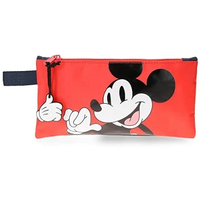Abbildung von Disney Mickey Mouse Fashion Federmäppchen Mehrfarbig 22x12 cm Mikrofaser, bunt, etui