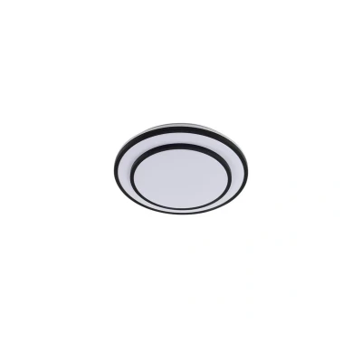 Abbildung von Lindby LED Deckenleuchte Duala, schwarz, RGB, CCT, Remote