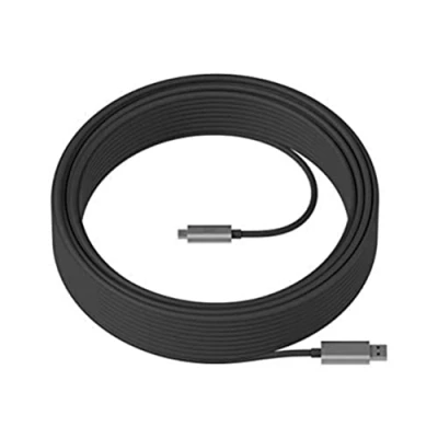 Abbildung von Logitech USB Kabel von Typ A zu C (25m, schwarz)