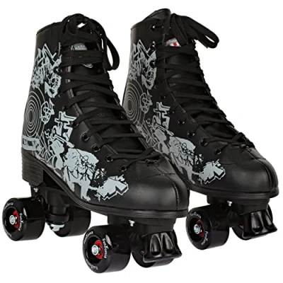 Abbildung von FunTomia Rollschuhe Discoroller Größen 30 44 Rollerskates Retro Skate