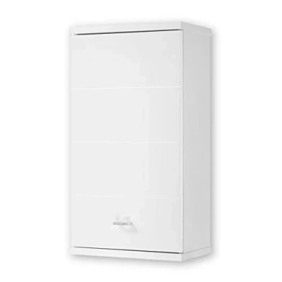 Abbildung von POOL Badezimmer Hängeschrank in Weiß Moderner Badezimmerschrank Bad Schrank mit viel Stauraum 38 x 71 23 cm (B/H/T)