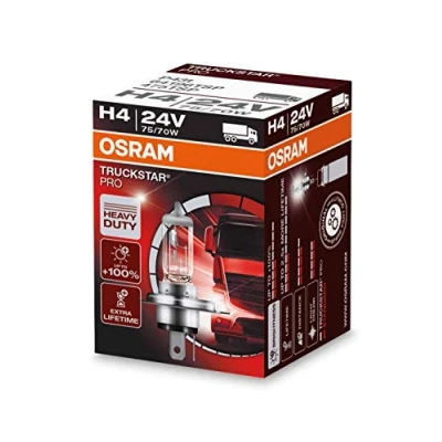 Abbildung von Glühlampe Halogen OSRAM H4 Truckstar Pro Plus 100% 24V, 75/70W