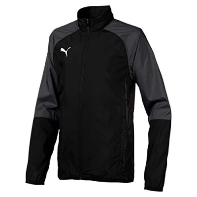 Abbildung von PUMA Kinder Cup Sideline WovenJKT CoreJr Trainingsjacke, Black Asphalt, 164
