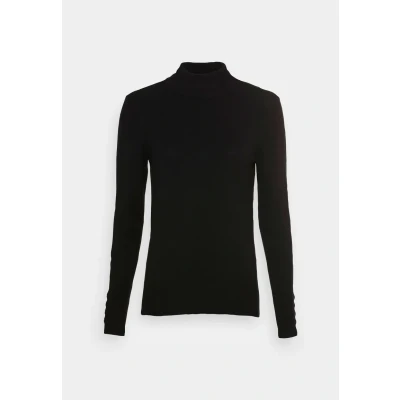 Abbildung von Lascana Basic Strickpullover, Damen, Größe: 32/34, Schwarz