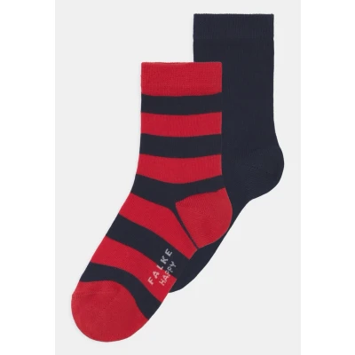 Abbildung von Falke Happy Stripe 2Pack multipack Socken für Kinder, Größe: 27 30, Marine
