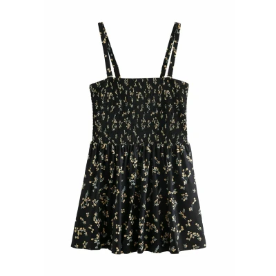 Abbildung von Next Regular FIT Badeanzug, Damen, Größe: 42, Black ditsy floral