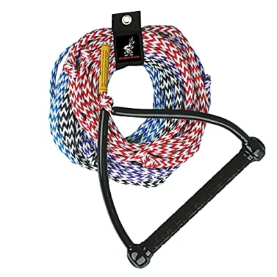 Abbildung von Kwik Tek , aufblasbar ahsr 4, 4 teiligem Wasser Ski Seil 75 FT Traktor Griff