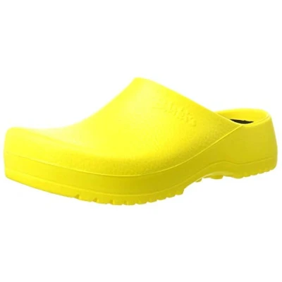 Abbildung von Birkenstock Super Birki PU Regular Unisex Pantolette flach, Größe: 39, Yellow Schuhe