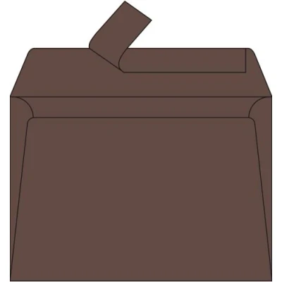 Abbildung von Clairefontaine 5872C Packung mit 20 Umschläge Pollen. Format C5, 162 x 229 mm, 120g, ideal für Ihre Einladungen und Korrespondenz, Braun, 1 Pack