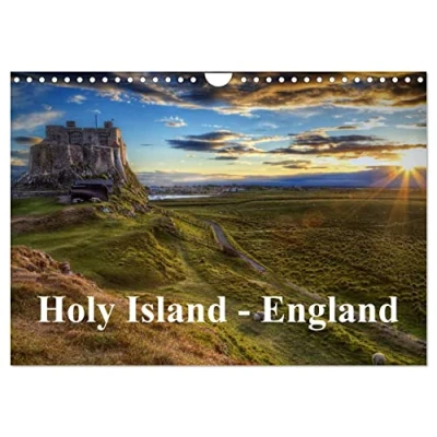Abbildung von Holy Island England (Wandkalender 2025 DIN A4 quer), CALVENDO Monatskalender