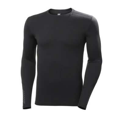 Abbildung von Helly Hansen LIFA Midweight CREW Langarmshirt, Herren, Größe: XXL, Black